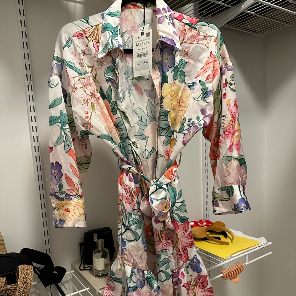 Zara spring dress NWT